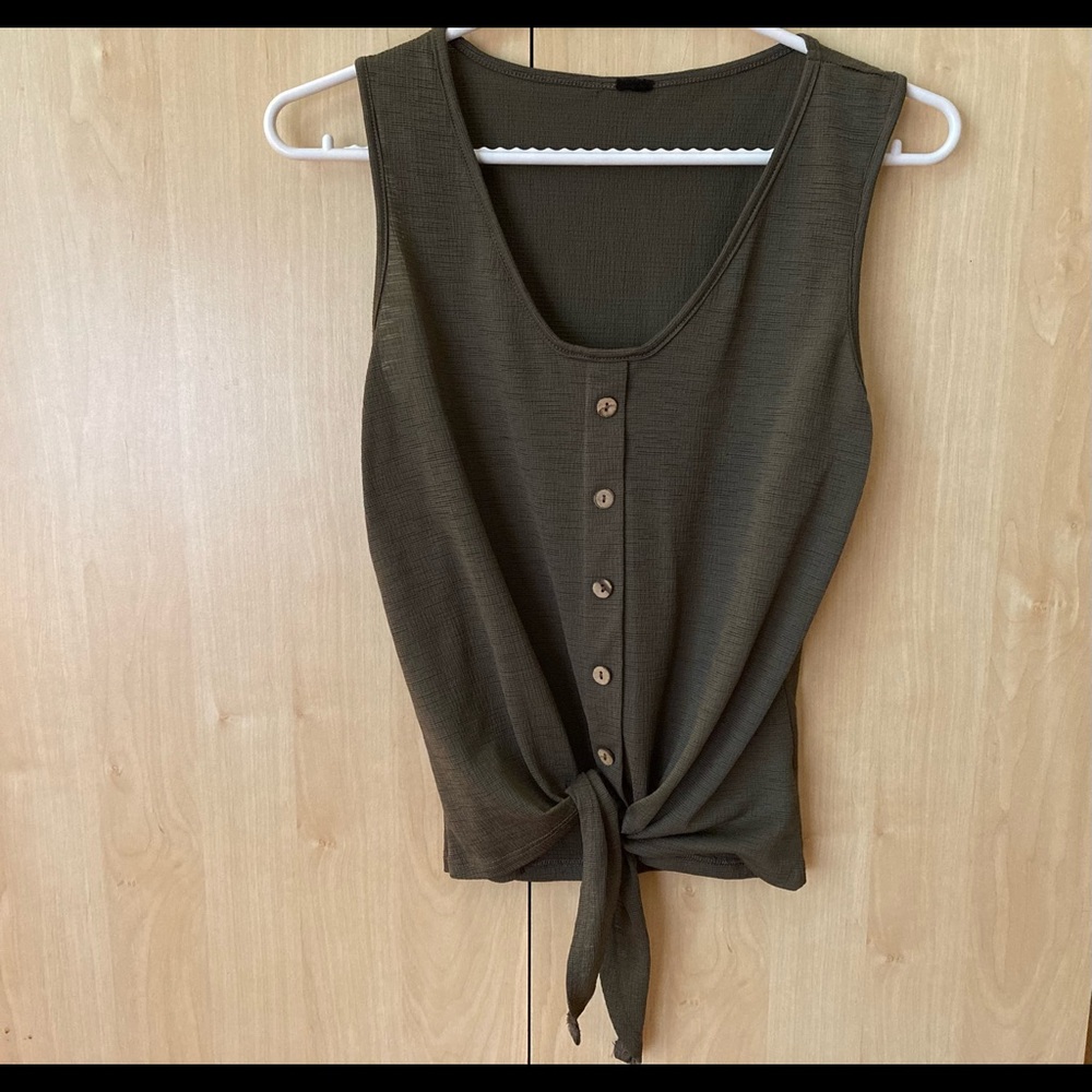 H&M Knot front loose tank top